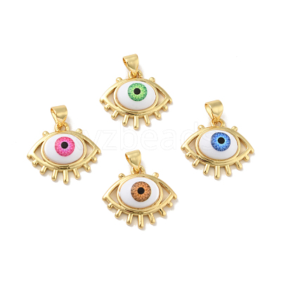 Brass Pendants KK-B059-42G-1