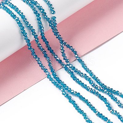 Electroplate Glass Beads Strands LS-EGLA-R048-2mm-17-1