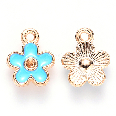 Alloy Pendant Rhinestone Settings X-ENAM-S121-098-1