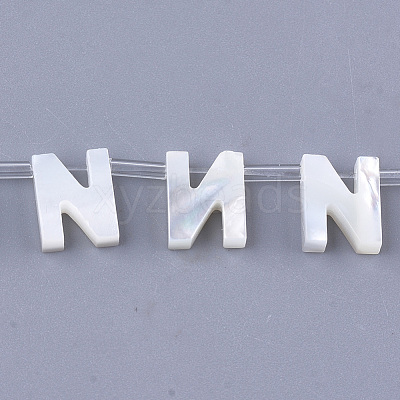 Natural Sea Shell Beads SHEL-T012-60N-1