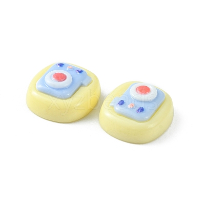 Opaque Cute Cartoon Resin Cabochons CRES-O006-06A-1