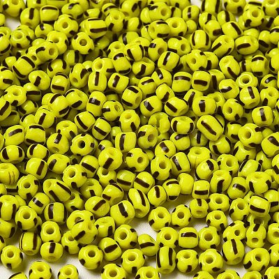 6/0 Opaque Colours Seep Glass Seed Beads X-SEED-F003-04A-05-1