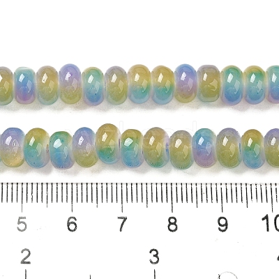 Baking Paint Glass Beads Strands DGLA-C003-01B-1