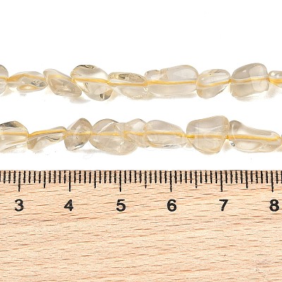 Natural Lemon Quartz(Heated) Beads Strands GG-CBAF5B4-A01-01-1