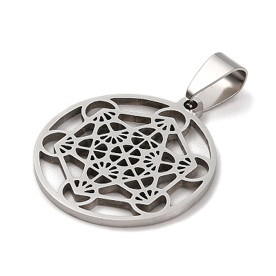Non-Tarnish 201 Stainless Steel Pendants X-STAS-E200-06P-1