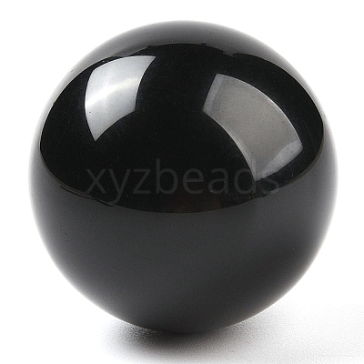 Natural Obsidian Sphere Beads G-I367-07C-1