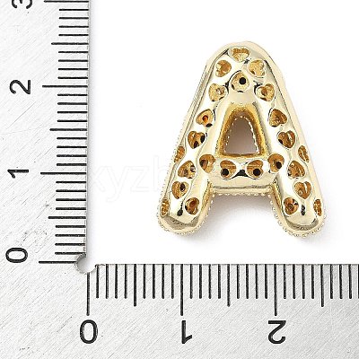 Brass Micro Pave Cubic Zirconia Pendants KK-Z108-02G-A-1