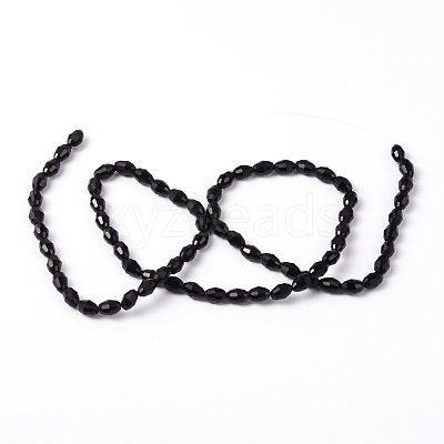 Faceted Glass Beads Strands X-GC891Y-3-1