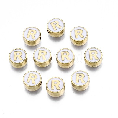 Alloy Enamel Beads ENAM-N052-006-01R-RS-1