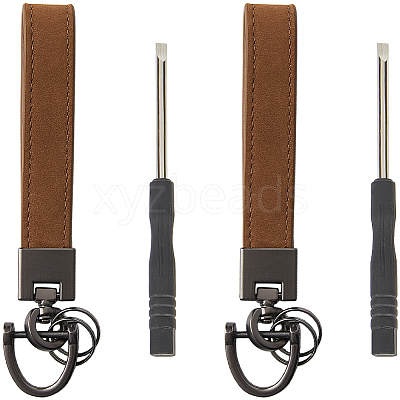 Cowhide Leather Keychain FIND-WH20001-72C-1