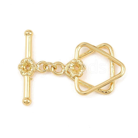 Brass Toggle Clasps LS-KK-G548-42G-01-1