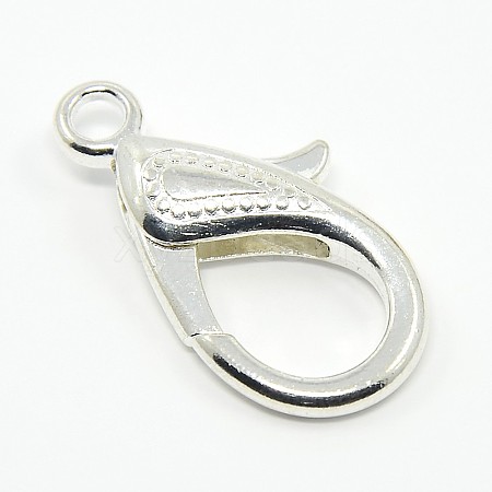 Tibetan Style Alloy Lobster Claw Clasps PALLOY-O027-S01-1