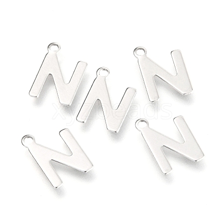 Non-Tarnish 201 Stainless Steel Charms X-STAS-C021-06P-N-1