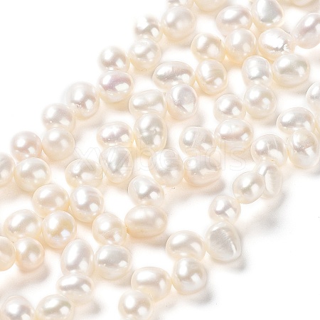 Natural Cultured Freshwater Pearl Beads Strands PEAR-J007-64-1