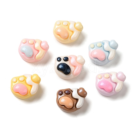 Cute Opaque Resin Decoden Cabochons RESI-S01-09-1