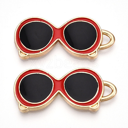 Alloy Enamel Pendants ENAM-T022-19D-1