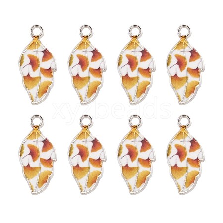 Alloy Enamel Pendants PALLOY-TAC0009-25P-E-1