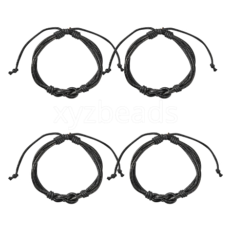 Leather Cord Bracelets X-BJEW-A062-01-1
