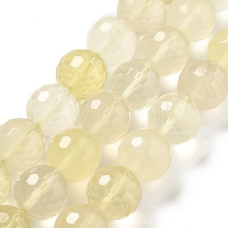 Natural Lemon Quartz Beads Strands G-Q024-A01-01-1