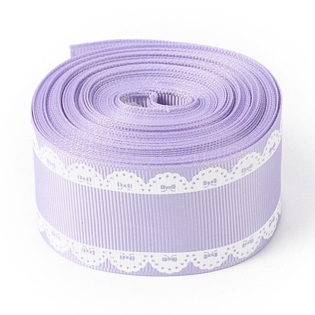 Polyester Printed Grosgrain Ribbon OCOR-I010-06E-1