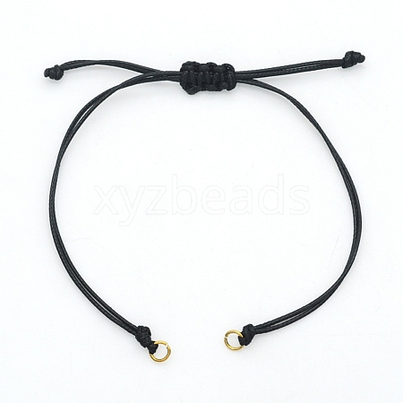 Braided Waxed Cord for DIY Bracelet Making STAS-N090-JA709-2-1