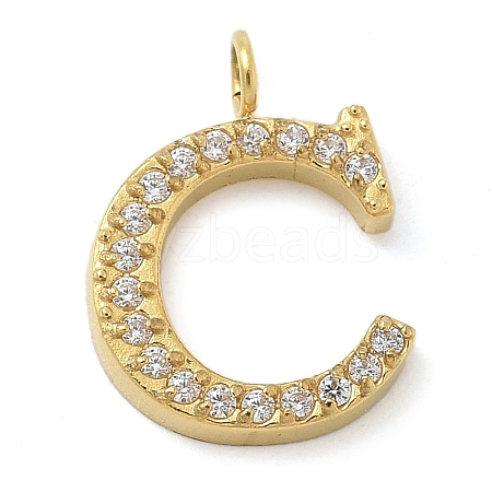 Ion Plating(IP) 304 Stainless Steel Micro Pave Cubic Zirconia Pendants STAS-Z107-03G-03-1