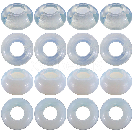16Pcs Opalite European Beads G-SC0003-03A-1