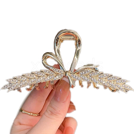 Metal Rhinestone Claw Hair Clips PW-WG96BDA-01-1