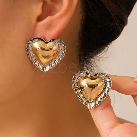 Alloy Stud Earrings for Women WG25DEF-01-1