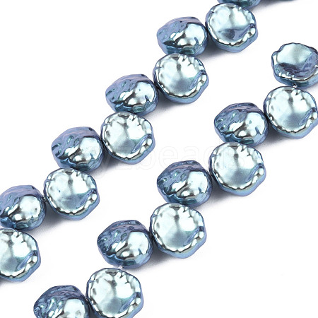 ABS Plastic Imitation Pearl Beads Strands KY-N015-12-A02-1