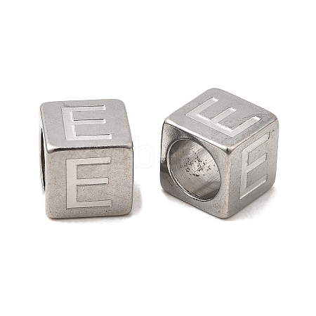 304 Stainless Steel European Beads STAS-D382-02E-P-1