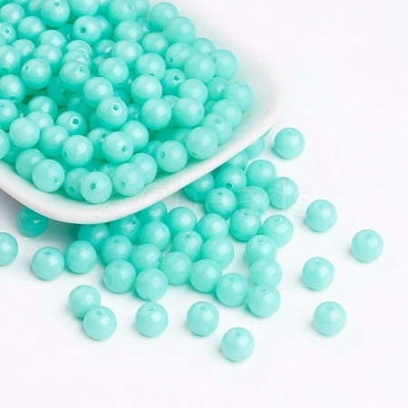 Fluorescent Acrylic Beads MACR-R517-8mm-06-1