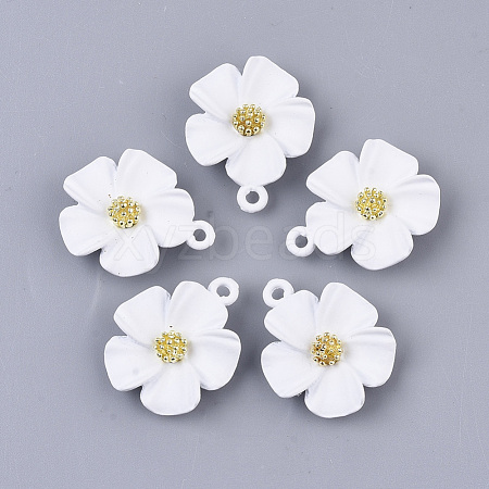 Spray Painted Alloy Pendants X-PALLOY-N0147-03E-1