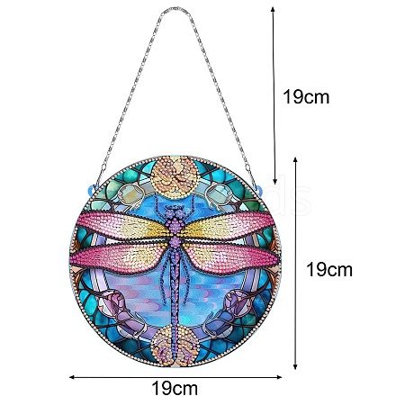 DIY Diamond Painting Hanging Pendants Decoration Kits PW-WG8D040-10-1