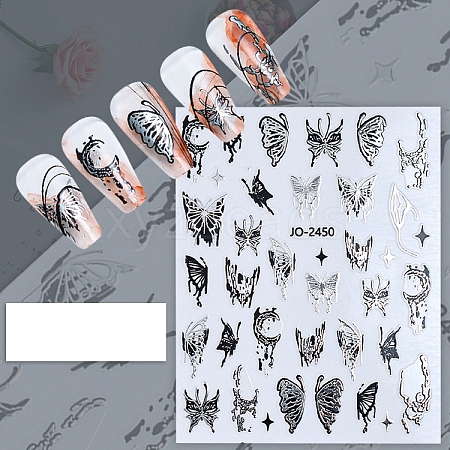 Butterfly Paper Nail Art Stickers PW-WG16398-03-1