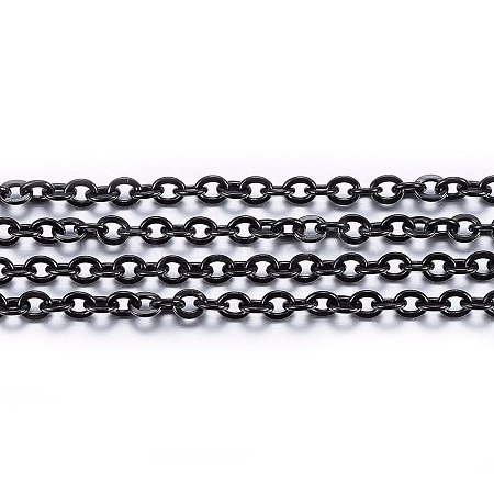 Handmade 304 Stainless Steel Cable Chains STAS-P213-03B-02-1