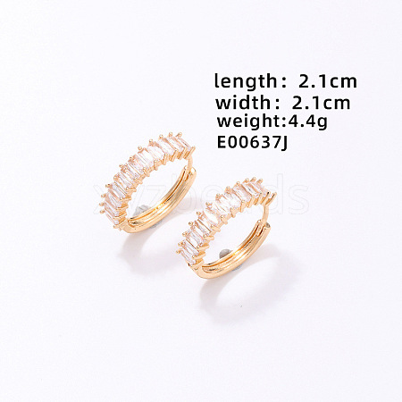 Vintage Retro Chic Sparkling Diamond Earrings for Casual Fashion Statement RW4607-1-1