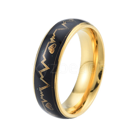 Heart Beat Mood Ring RJEW-N043-31LG-1