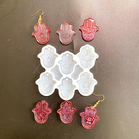 Hamsa Hand DIY Silicone Pendant Molds WG12131-01-1