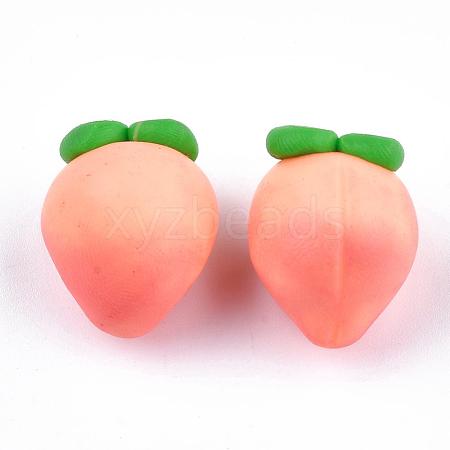 Handmade Polymer Clay Beads CLAY-S092-13-1