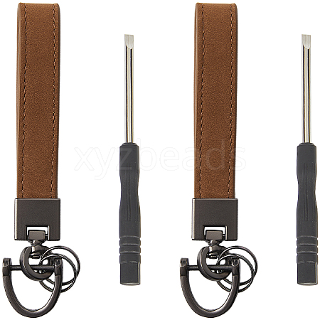 Cowhide Leather Keychain FIND-WH20001-72C-1