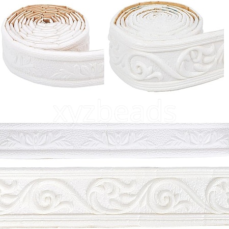 2Pcs 2 Styles Self-Adhesive Wall Stickers DIY-CP0012-21C-1