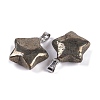 Natural Chalcopyrite Pendants G-Q172-09P-03-2