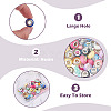 60Pcs 3 Styles Opaque Resin European Beads RESI-TA0005-29-5