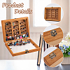 Wood Bookshelf with Acrylic Books Mini Model DJEW-WH0015-148-4