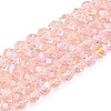 Electroplate Glass Beads Strands LS-EGLA-A044-T6mm-L22-1