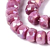 Anti-Tarnish Electroplate Glass Beads Strands GLAA-T025-10mm-11I-4