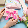 2Rolls 2 Colors Awareness Ribbon Pattern Polyester Ribbon OCOR-DC0001-31-5