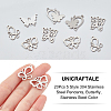 Unicraftale 20Pcs 5 Style 304 & 201 Stainless Steel Pendants STAS-UN0030-30-3