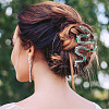 Snake Shape Alloy Claw Hair Clips AJEW-WH0001-62-7